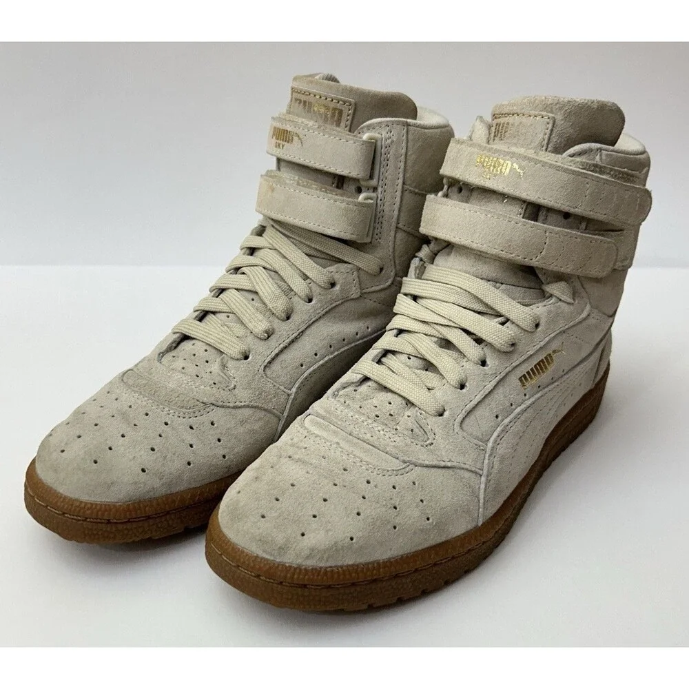 PUMA contact Sky II High Suede 'Bisque'  364395 03  Women Sz 7.5